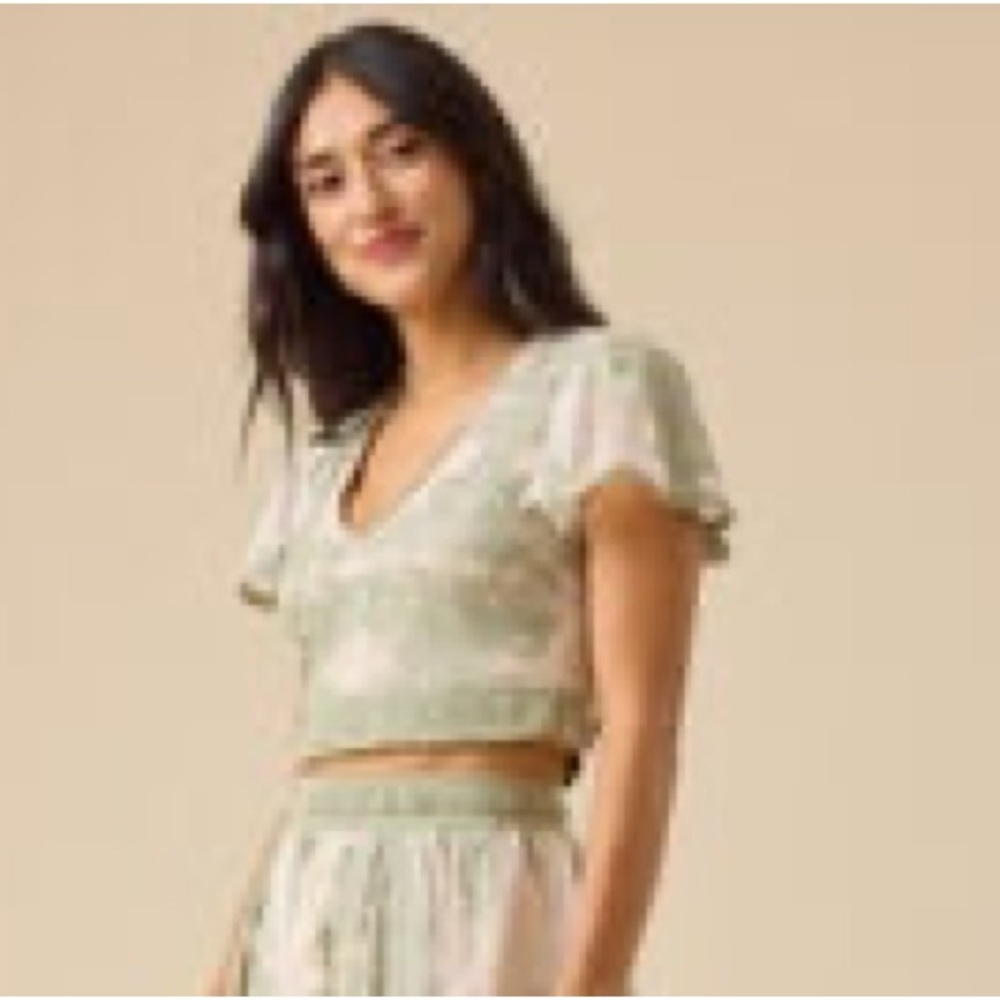 NWT Altar’d State Arissa Floral Embroidered Maxi Skirt And Top (SET) - Picture 4 of 9